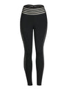 Black Mesh Workout Sport Leggings - Fashion Damsel