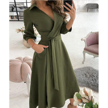 Load image into Gallery viewer, Midi Fashion Autumn Long Dress
