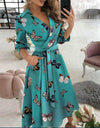 Midi Fashion Autumn Long Dress