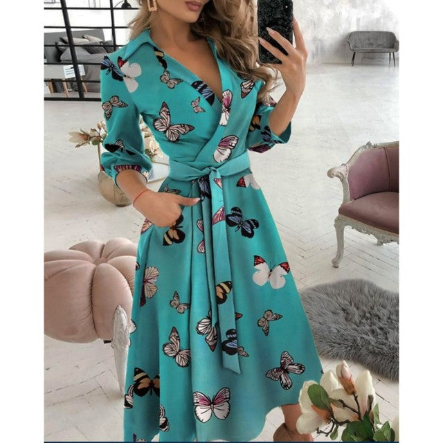 Midi Fashion Autumn Long Dress