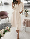 Midi Fashion Autumn Long Dress