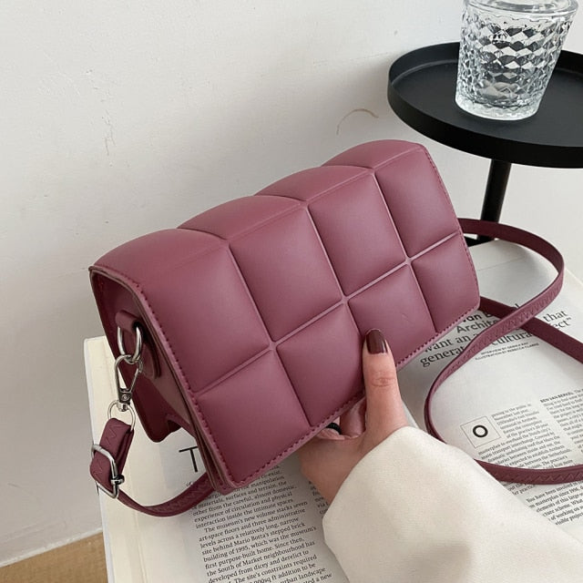 Lattice Casual Cross body Handbag - Fashion Damsel