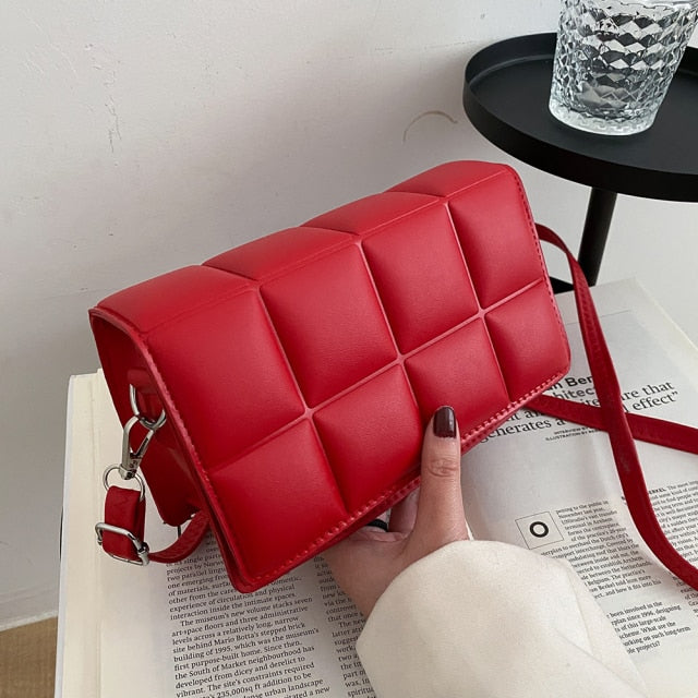 Lattice Casual Cross body Handbag - Fashion Damsel