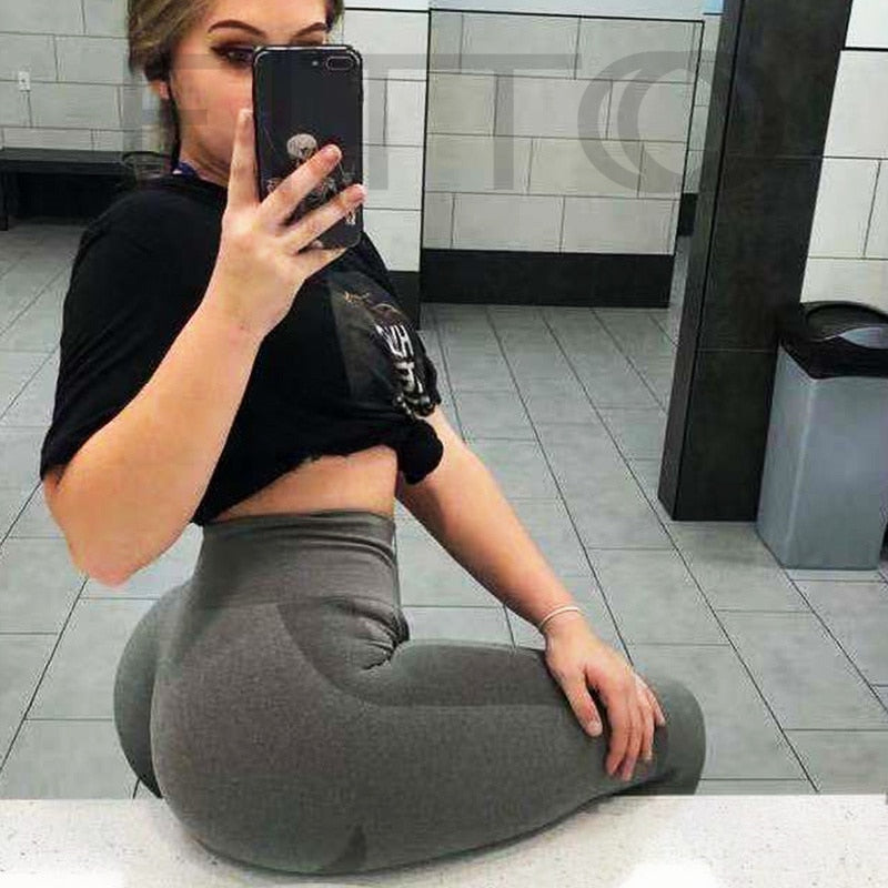 High Waist Push Up Butt Lifting  Leggings - Fashion Damsel