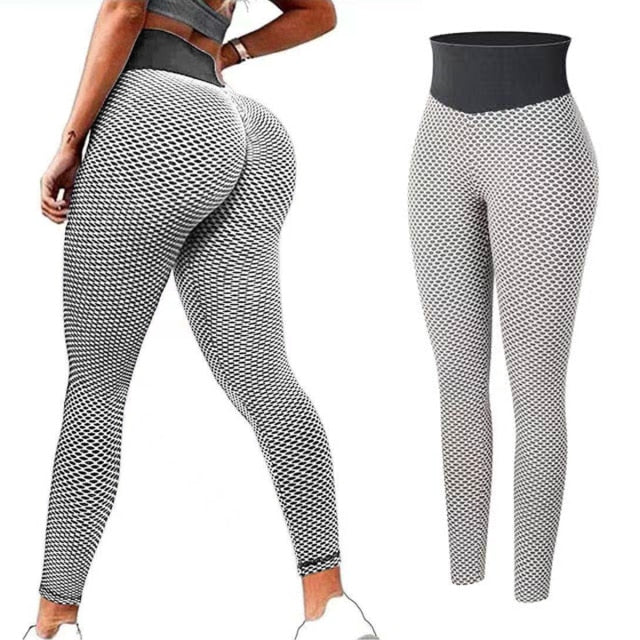 Tummy Control Scrunch Leggings - Fashion Damsel