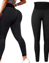 Tummy Control Scrunch Leggings - Fashion Damsel