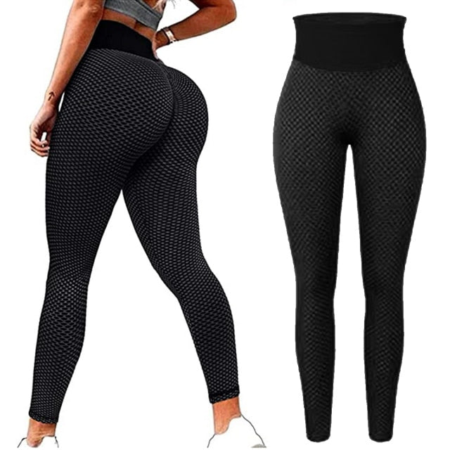 Tummy Control Scrunch Leggings - Fashion Damsel