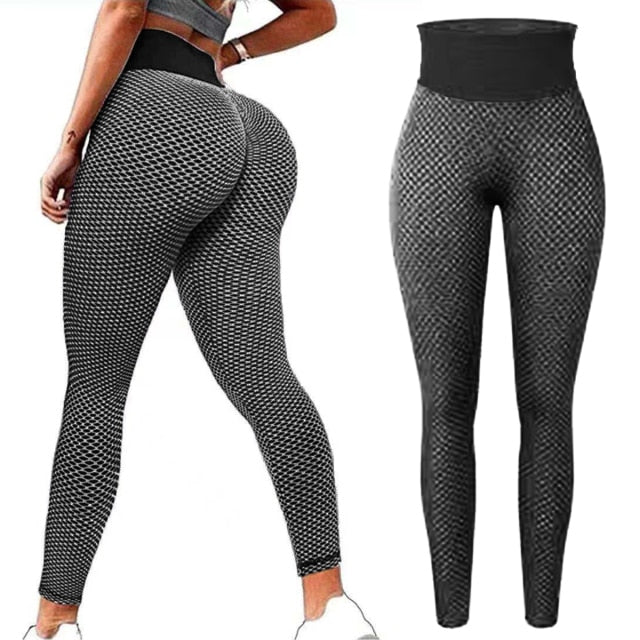 Tummy Control Scrunch Leggings - Fashion Damsel