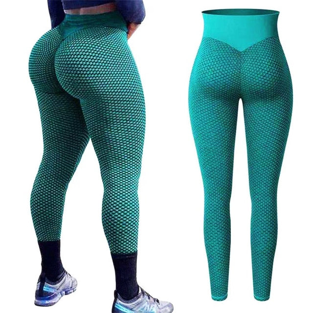 Tummy Control Scrunch Leggings - Fashion Damsel