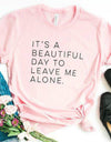 Letter Print Casual Short Sleeve Funny T Shirt
