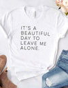 Letter Print Casual Short Sleeve Funny T Shirt