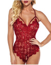 Transparent Lace Corset Backless Lingerie - Fashion Damsel