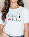 Sexy Red Lipsticks Make Up Artist Letters Print T shirt