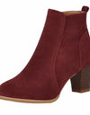 Suede Leather Ankle Boots - Fashion Damsel