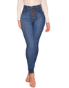 High Waist Stretch Slim Pants - Fashion Damsel