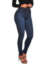 High Waist Stretch Slim Pants - Fashion Damsel