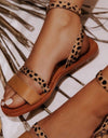 Flat Heels Strap Peep Toe Sandals - Fashion Damsel