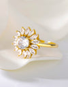 Stainless Steel Opal Moonstone Ring - Fashion Damsel
