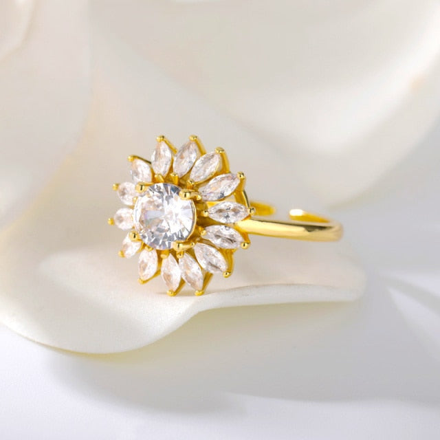 Stainless Steel Opal Moonstone Ring - Fashion Damsel