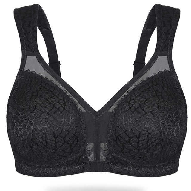 Full Coverage Minimizer Lace Comfort Bra