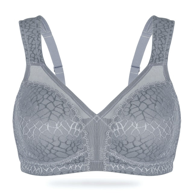 Full Coverage Minimizer Lace Comfort Bra
