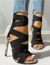 Snake Pointed Toe Pumps - Fashion Damsel