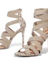 Snake Pointed Toe Pumps - Fashion Damsel
