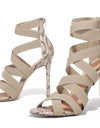 Snake Pointed Toe Pumps - Fashion Damsel