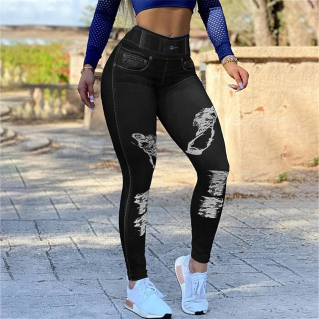 High Waist Pencil Slim Pants - Fashion Damsel