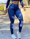 High Waist Pencil Slim Pants - Fashion Damsel