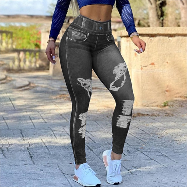 High Waist Pencil Slim Pants - Fashion Damsel