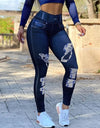 High Waist Pencil Slim Pants - Fashion Damsel