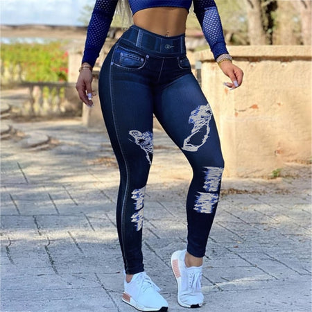 High Waist Pencil Slim Pants - Fashion Damsel