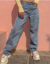 Bell Bottom Ripped Hole Classic High Waist Flare Denim