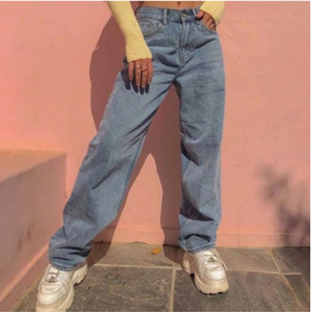 Bell Bottom Ripped Hole Classic High Waist Flare Denim