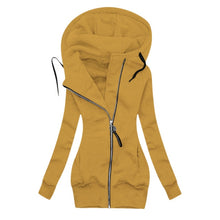 Load image into Gallery viewer, Long Zipper Hooded Winter Jacket - Fashion Damsel
