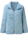 Warm Plush Cardigan Sweater/Coat With  Zipper - Fashion Damsel
