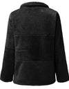 Warm Plush Cardigan Sweater/Coat With  Zipper - Fashion Damsel
