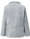 Warm Plush Cardigan Sweater/Coat With  Zipper - Fashion Damsel