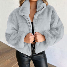 गैलरी व्यूवर में इमेज लोड करें, Warm Plush Cardigan Sweater/Coat With  Zipper - Fashion Damsel
