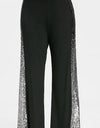 Black Casual Flare Yoga Pants - Fashion Damsel