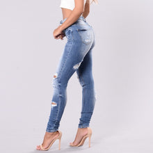 Load image into Gallery viewer, Casual Slim Ripped Jeans - Fashion Damsel
