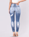 Casual Slim Ripped Jeans - Fashion Damsel