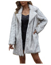 Velvet Women's Cardigan Open Front Winter Coat