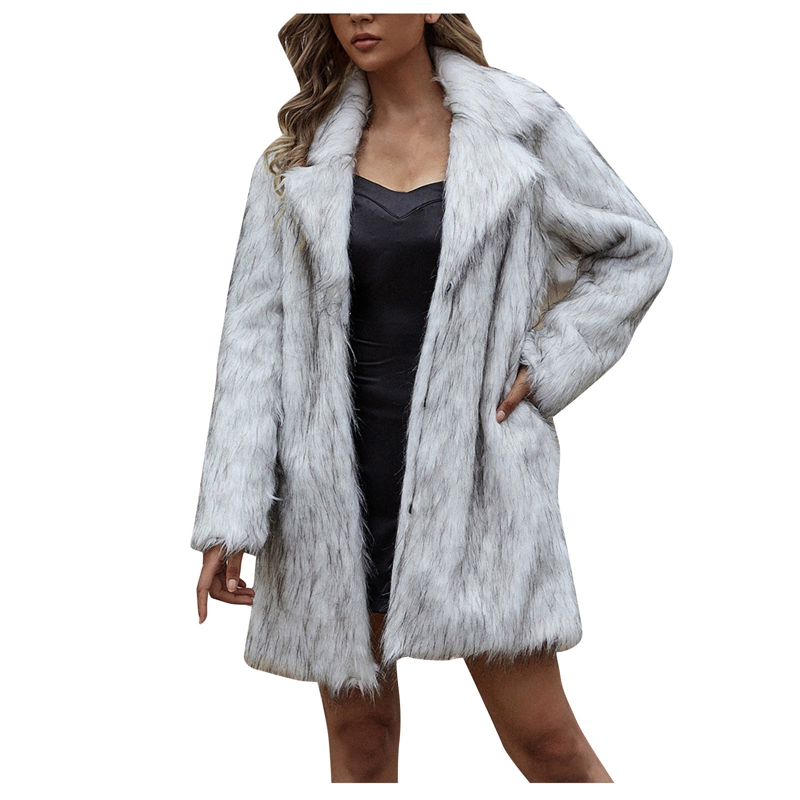 Velvet Women's Cardigan Open Front Winter Coat