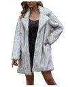 Velvet Women's Cardigan Open Front Winter Coat