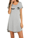 Women's Letter Nightgowns And Sleepshirts - Fashion Damsel