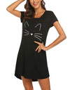 Women's Letter Nightgowns And Sleepshirts - Fashion Damsel