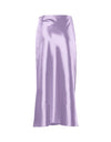 Silk Long Satin Skirt - Fashion Damsel