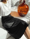 Silk Long Satin Skirt - Fashion Damsel